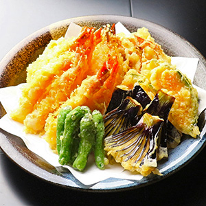 天ぷら盛合せ4500円